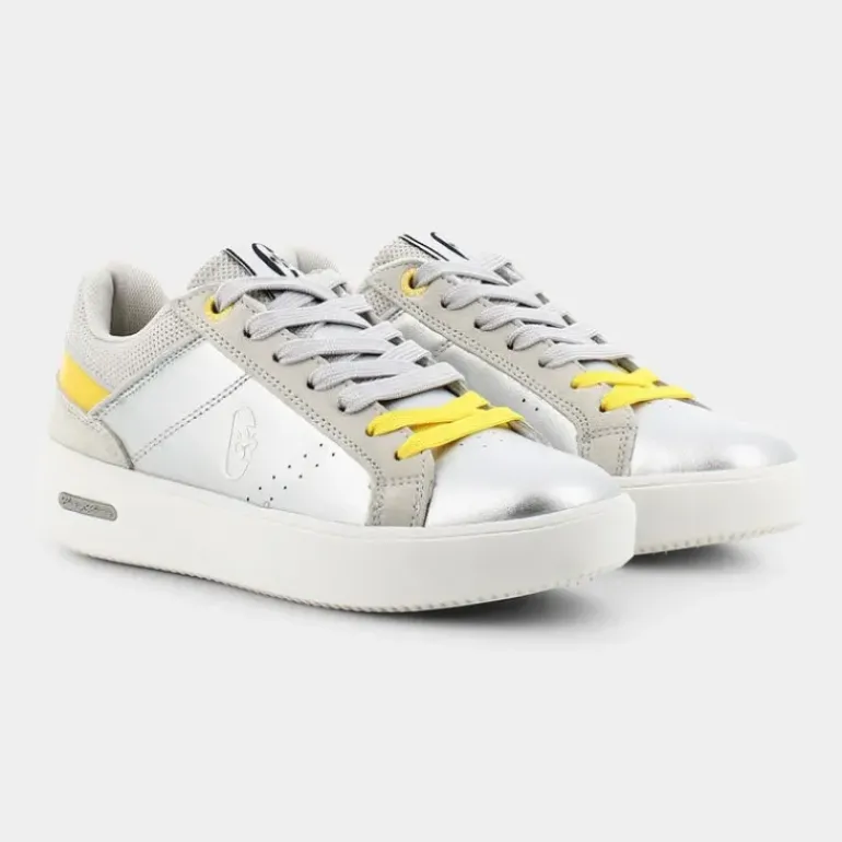GIOIA- SNEAKERS SILVER YELLOW CF11W80754