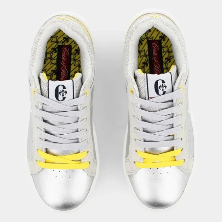 GIOIA- SNEAKERS SILVER YELLOW CF11W80754