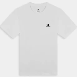 GO-TO EMBROIDERED STAR CHEVRON- T-SHIRT BIANCO 10023876