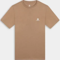 GO-TO EMBROIDERED STAR CHEVRON- T-SHIRT MUSHROOM FORAGE 10023876