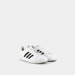 GRAND COURT BASE 2.0- SPORTIVE ftwr white/shadow navy/impact yellow GW9255