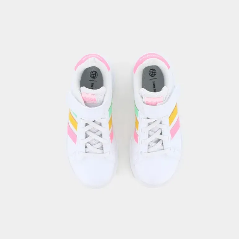GRAND COURT 2.0 EL K- SPORTIVE ftwr white/pulse mint/beam pink HP8913