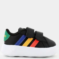 GRAND COURT 2.0- PRIMI PASSI CBLACK/LUCBLU/COUGRN IE1372