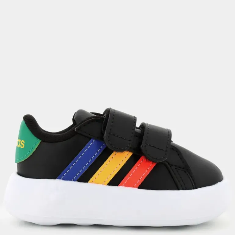 GRAND COURT 2.0- PRIMI PASSI CBLACK/LUCBLU/COUGRN IE1372