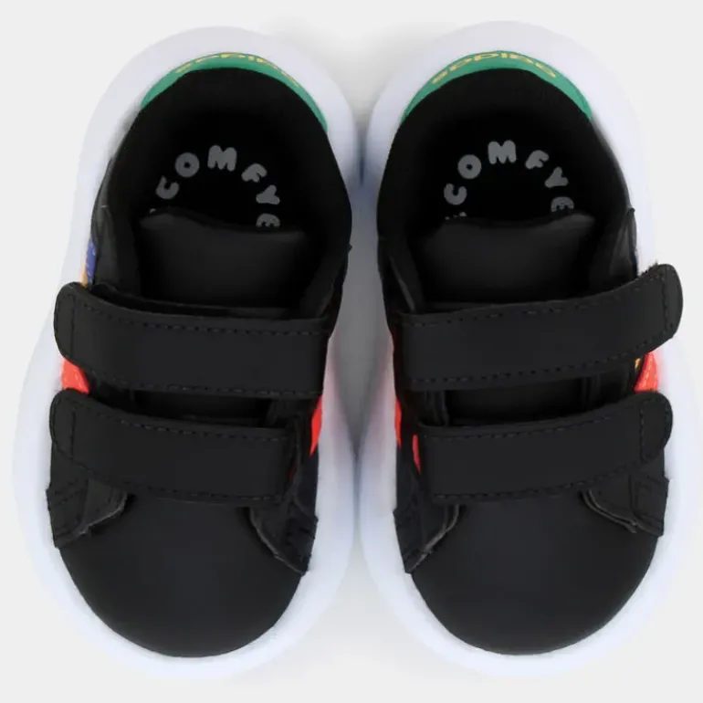 GRAND COURT 2.0- PRIMI PASSI CBLACK/LUCBLU/COUGRN IE1372