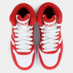 HOOPS 3.0 MID K- SPORTIVE ftwr white/better scarlet/better scarlet IG3718
