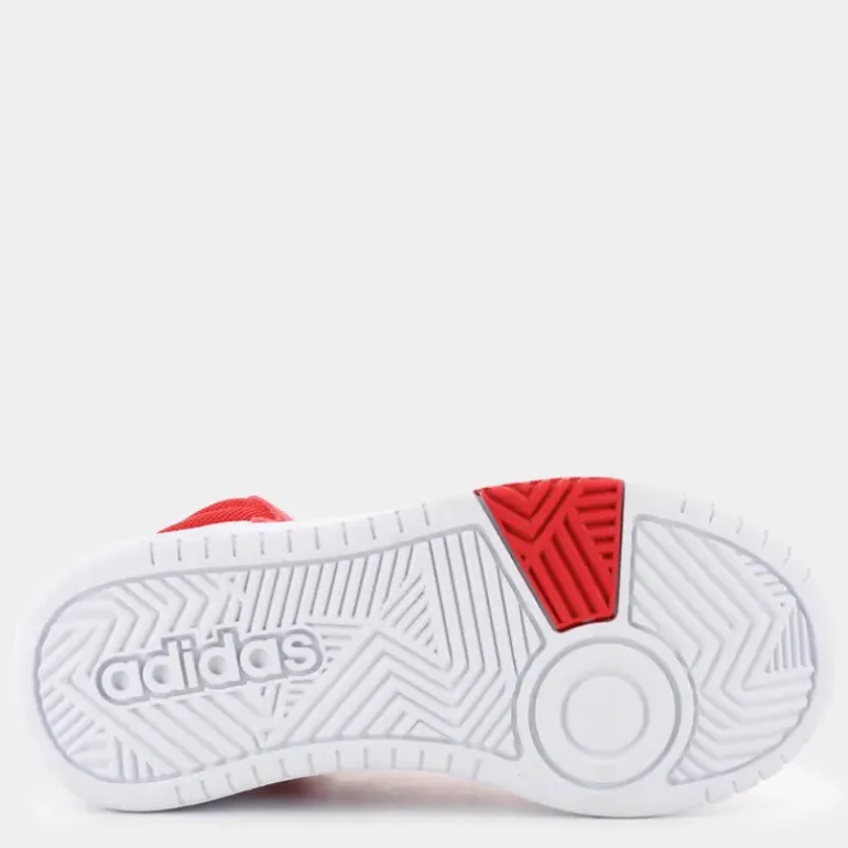 HOOPS 3.0 MID K- SPORTIVE ftwr white/better scarlet/better scarlet IG3718
