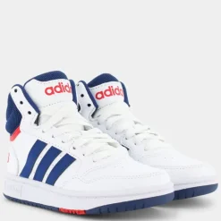HOOPS MID 3.0 K- SPORTIVE white/victory blue/better scarlet GZ9647