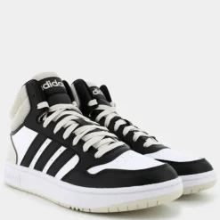 HOOPS 3.0 MID- SPORTIVE FTWWHT/CBLACK/ORBGRY IH0157