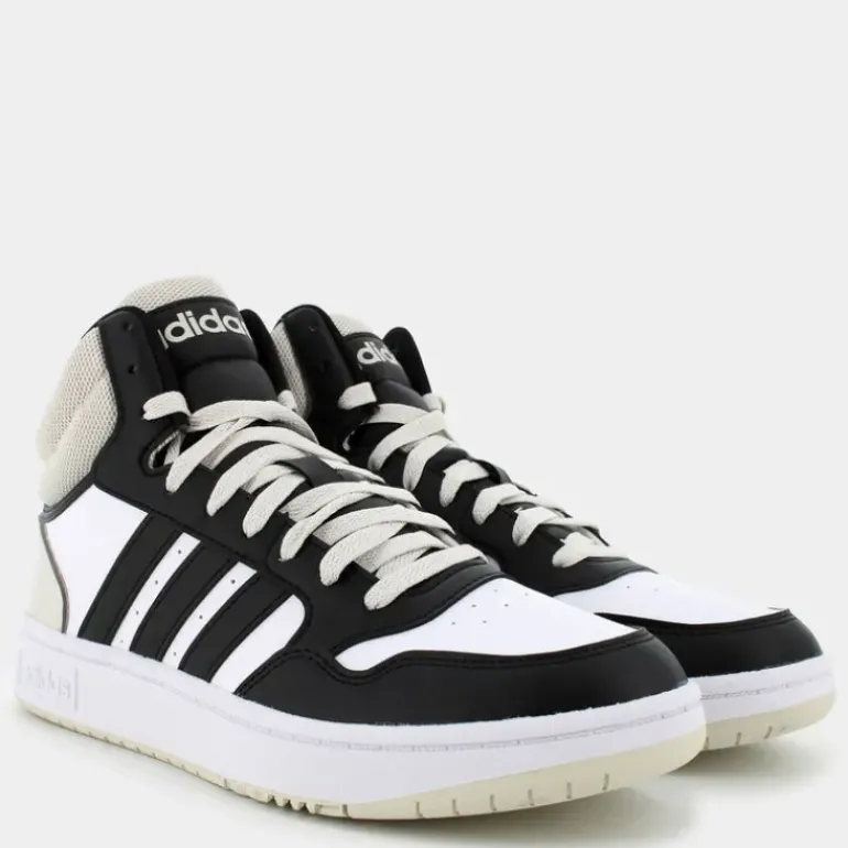 HOOPS 3.0 MID- SPORTIVE FTWWHT/CBLACK/ORBGRY IH0157