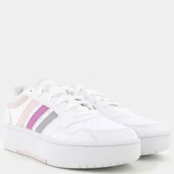HOOPS 3- SPORTIVE FTWWHT/PREPUR/ALMPNK IH0182