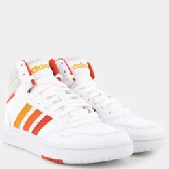 HOOPS 3- SPORTIVE FTWWHT/PRERED/ORANGE IH0181