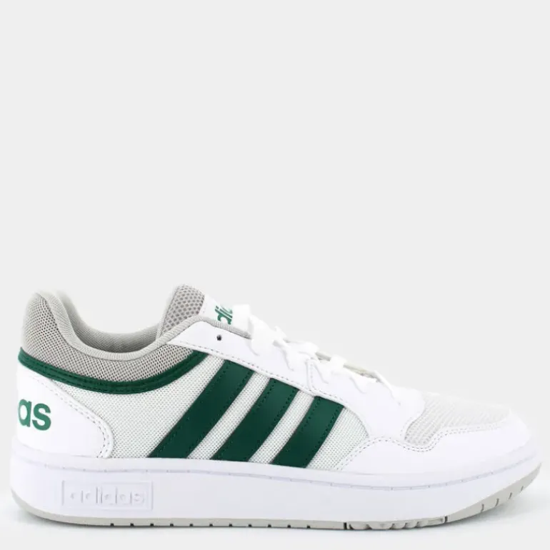 HOOPS 3.0 SUMMER- SPORTIVE ftwr white/collegiate green/grey two IG1484