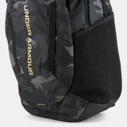 HUSTLE SPORT BACKPACK- ZAINI BLACK/BLACK/METALLIC GOLD 1384672