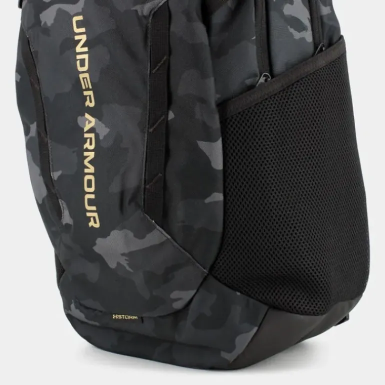 HUSTLE SPORT BACKPACK- ZAINI BLACK/BLACK/METALLIC GOLD 1384672