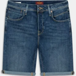 JJIRICK JJFOX SHORTS- PANTALONI Blue Denim 12250489
