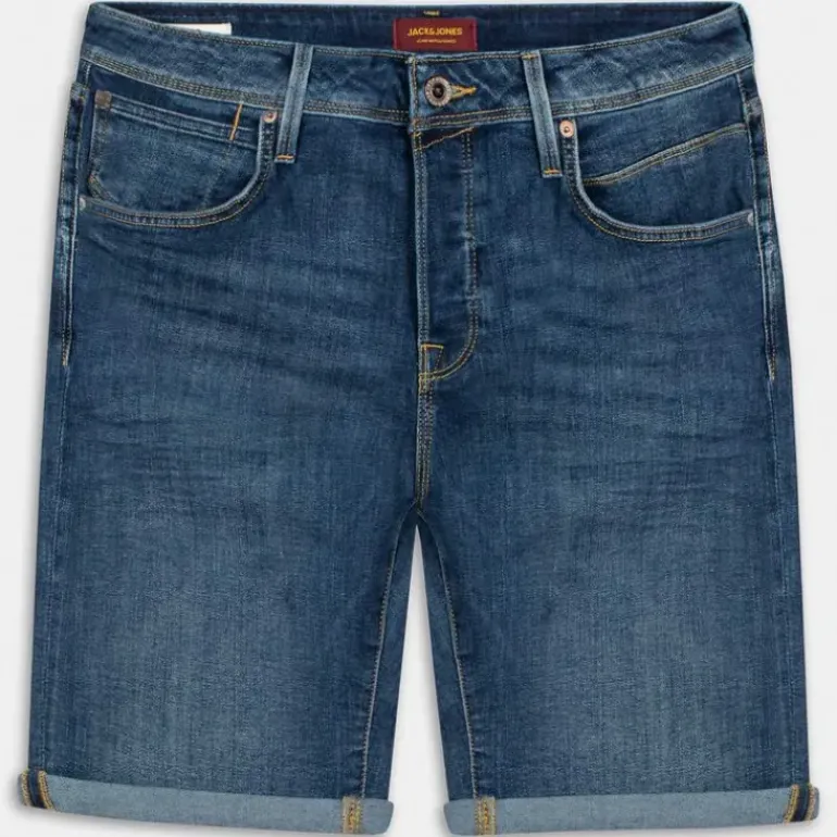 JJIRICK JJFOX SHORTS- PANTALONI Blue Denim 12250489