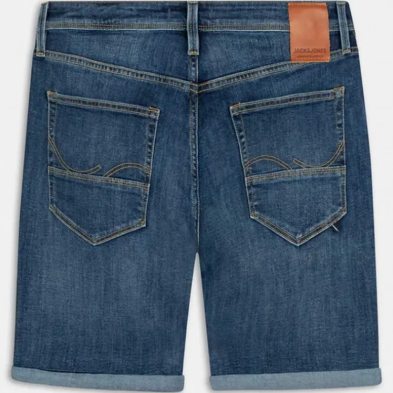 JJIRICK JJFOX SHORTS- PANTALONI Blue Denim 12250489