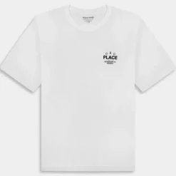 JORCASABLANCA BACK TEE SS CREW NECK- T-SHIRT BRIGHT WHITE 12252956
