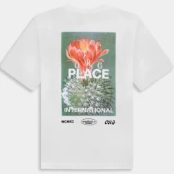 JORCASABLANCA BACK TEE SS CREW NECK- T-SHIRT BRIGHT WHITE 12252956
