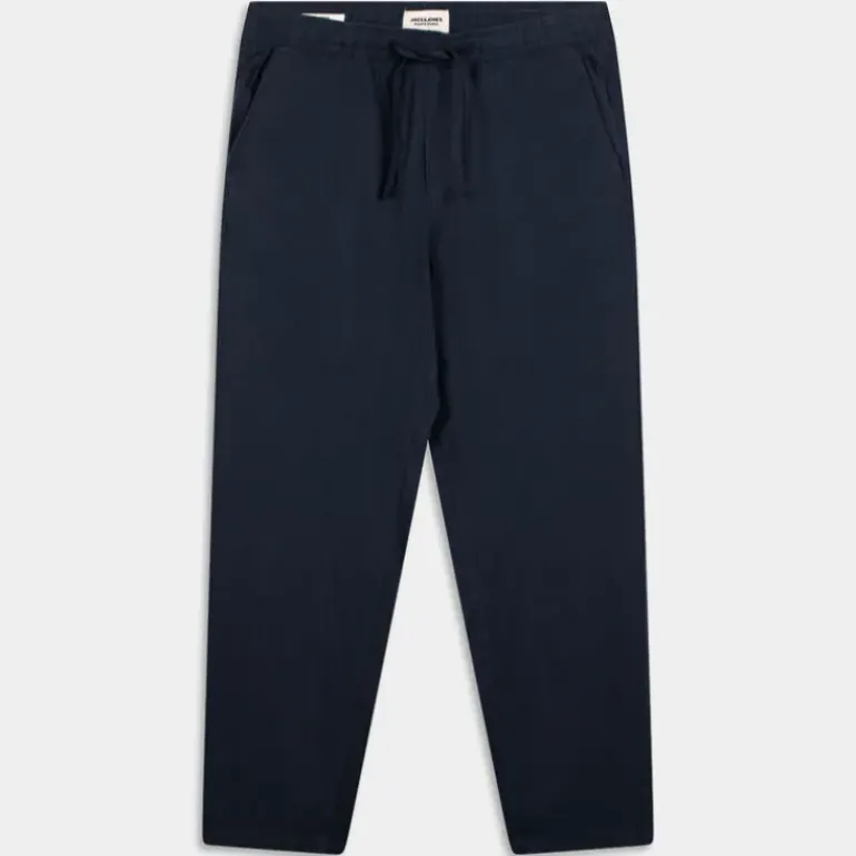 JPSTACE JJBREEZE LINEN BLEND- PANTALONI NAVY BLAZER 12229699