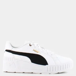 KARMEN WEDGE- SPORTIVE White/Black/Gold 390985