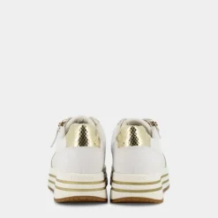 KENCY- SNEAKERS BIANCO/PLATINO D35QHE085KYC1327