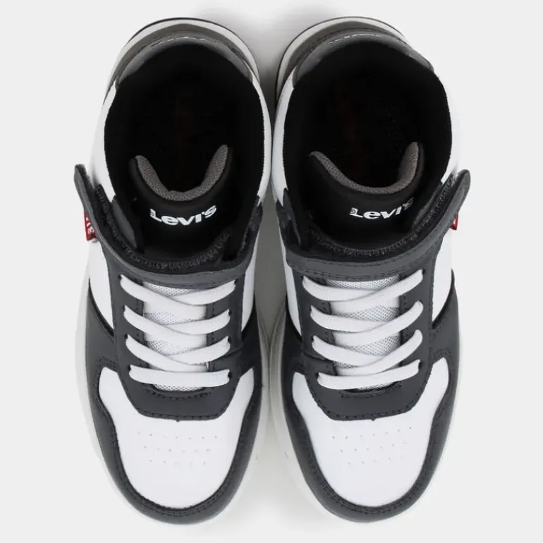 KICK MID- SNEAKERS WHITE CASTELROCK BLACK VIRV0092S