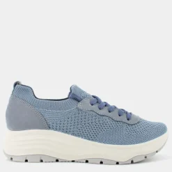 KIM- SNEAKERS BLU FOG SILVER/GRIGIO IM-E25D-08
