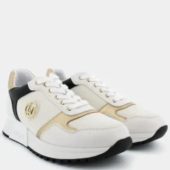 KISS 719- SNEAKERS WHITE-GOLD-BLACK 4A4713EX251S3223