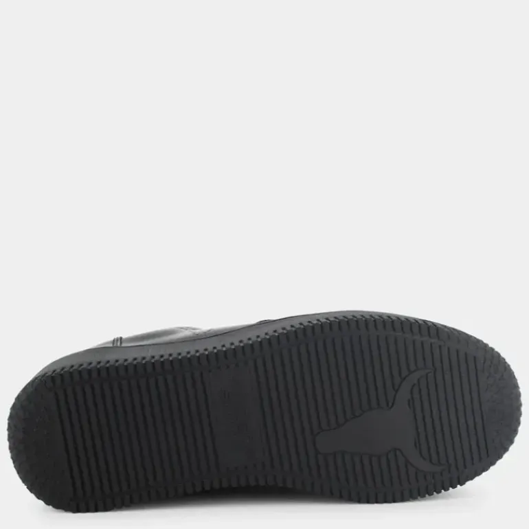 LEATHER- SNEAKERS NERO RACERR