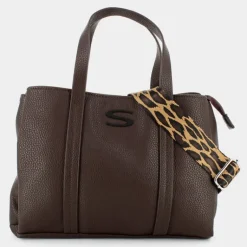 LEOPARD- BORSE CIOCCOLATO JI-I24-16