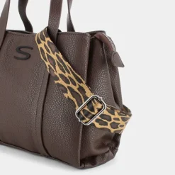 LEOPARD- BORSE CIOCCOLATO JI-I24-16