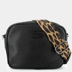 LEOPARD- TRACOLLE NERO JI-I24-17