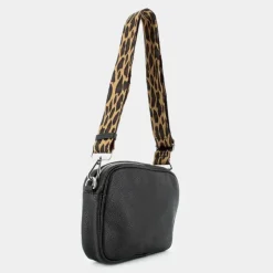 LEOPARD- TRACOLLE NERO JI-I24-17