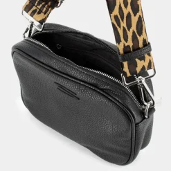 LEOPARD- TRACOLLE NERO JI-I24-17