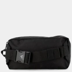 LINEAR BUM BAG- ACCESSORI SPORT black/white HT4739