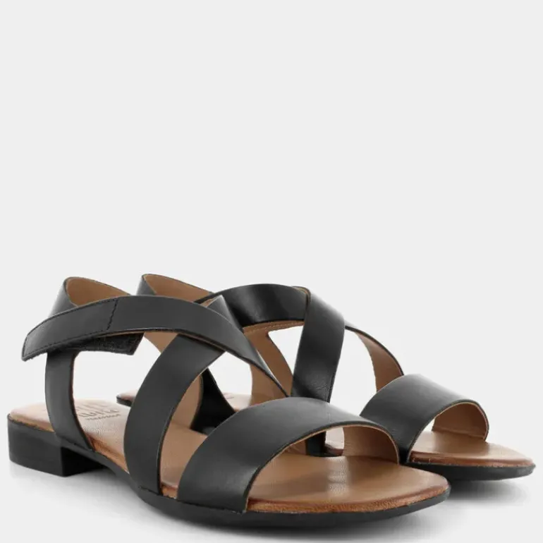 LOLA- SANDALI NERO AP-E25D-06