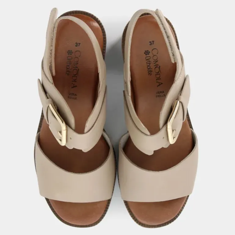 LOLLY- SANDALI CREMA WR-E24D-13