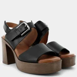 LOLLY- SANDALI NERO WR-E24D-13