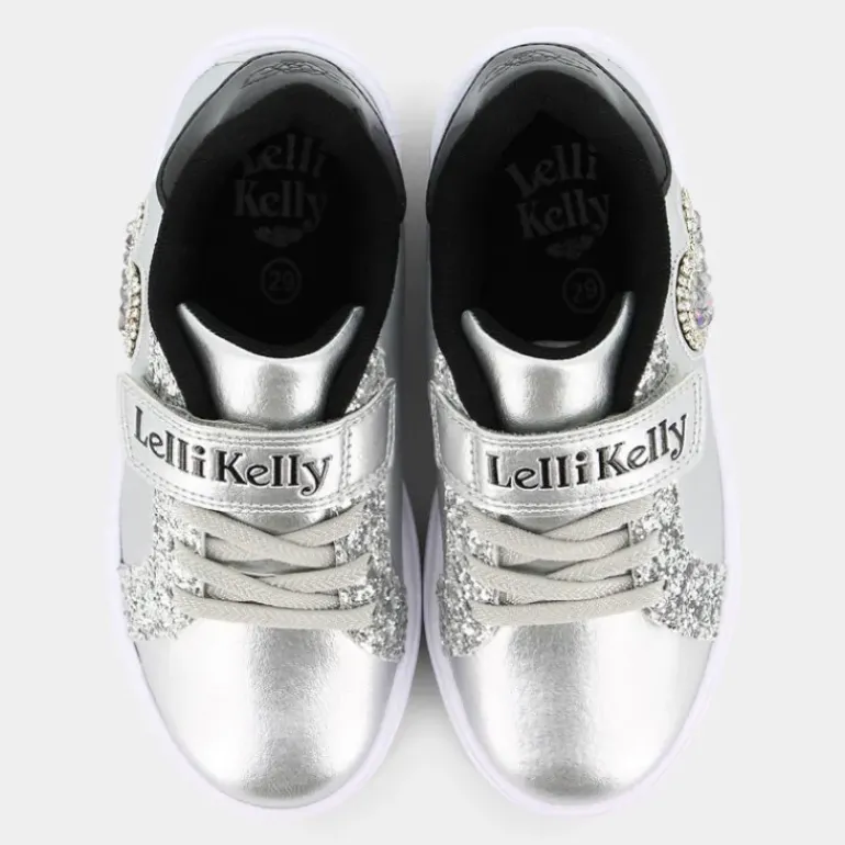 LOVE- SPORTIVE METALLIC ARGENTO LKAA3828