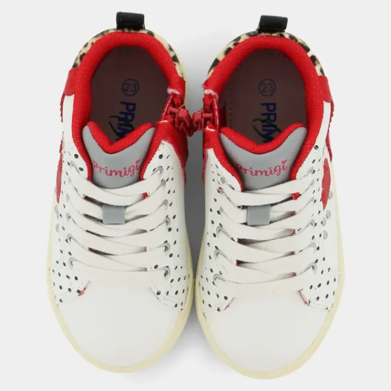 LUX- PRIMI PASSI BIANCO ROSSO LEOPARDATO 4950211