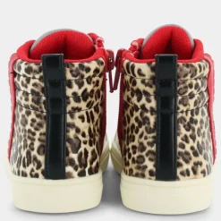LUX- PRIMI PASSI BIANCO ROSSO LEOPARDATO 4950211