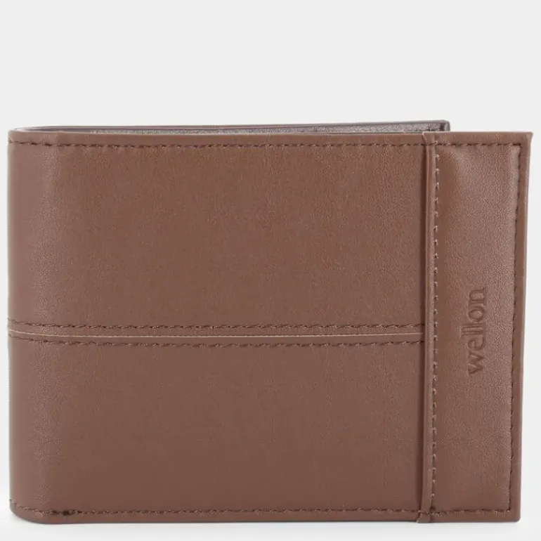 MARRON- PICCOLA PELLETTERIA CUOIO EN-E24-200