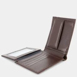 MARRON- PICCOLA PELLETTERIA CUOIO EN-E24-200