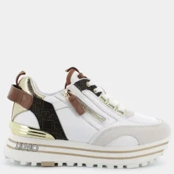 MAXI WONDER 72- SNEAKERS OFF WHITE-BROWN BA4057PX454S3179