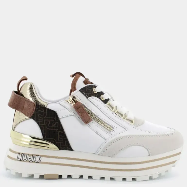 MAXI WONDER 72- SNEAKERS OFF WHITE-BROWN BA4057PX454S3179