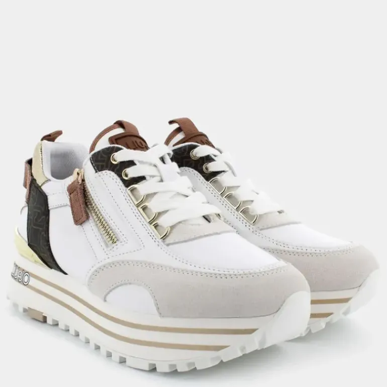 MAXI WONDER 72- SNEAKERS OFF WHITE-BROWN BA4057PX454S3179
