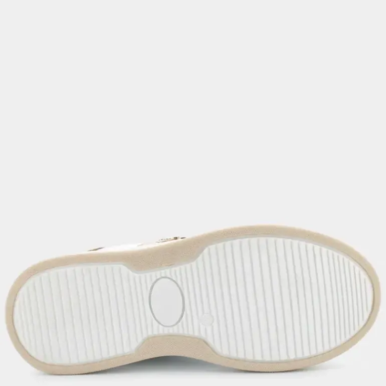 METALLIC- SNEAKERS BIANCO ORO CELIA 14