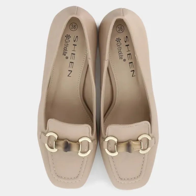 MOCASSINI BEIGE RE-E25D-11